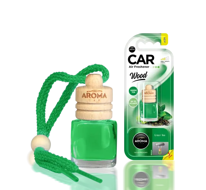 sale off tinh dầu treo ô tô aroma car wood green tea