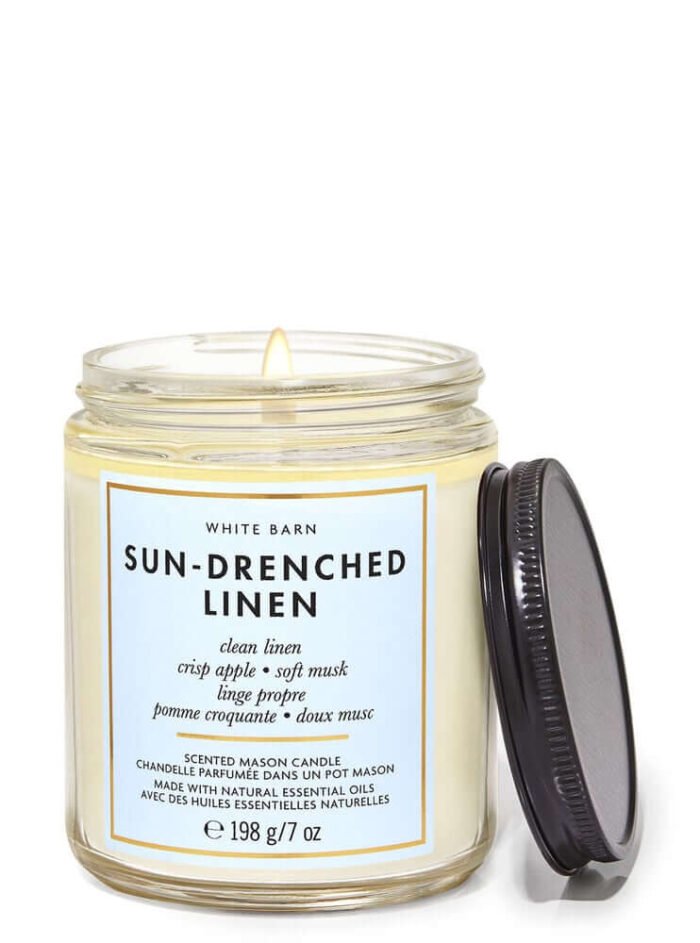 nen thom bath body works single wick candle sun drenched linen 198g 1 Desiree Becker