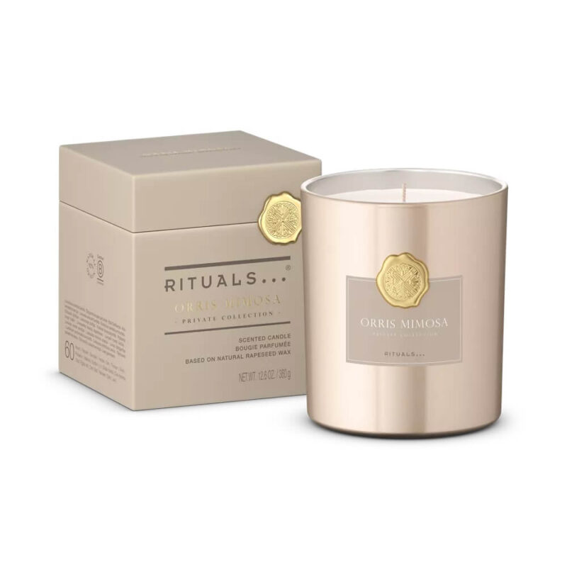 nen thom rituals private collection luxury scented candle orris mimosa 360g Desiree Becker